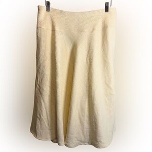 Chic Cream A-Line Women's Skirt